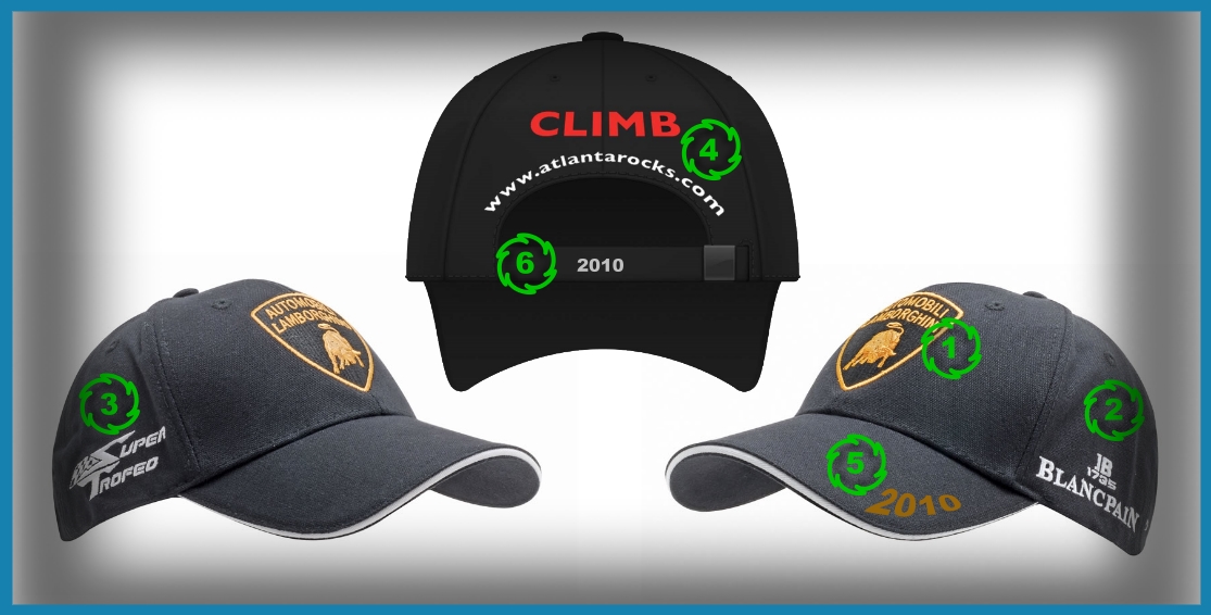 Şapka Nakış Alanları 2